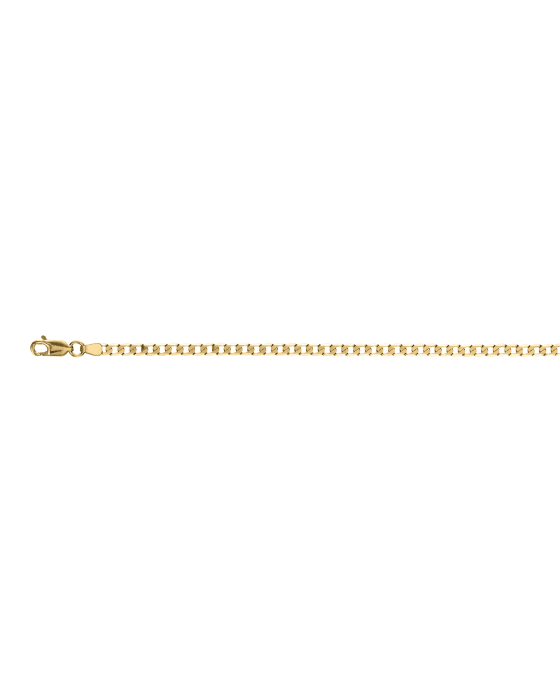 9CT Y/G FLAT CURB 3.30mm/55cm